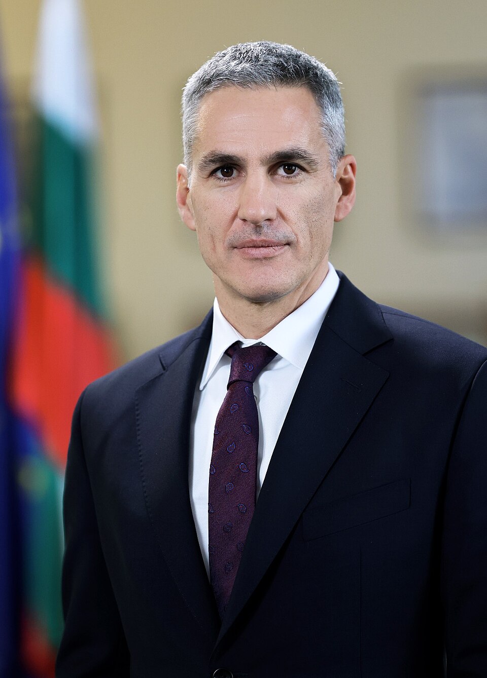 Andrey Atanasov Gyurov, Prime Minister of Bulgaria — official portrait